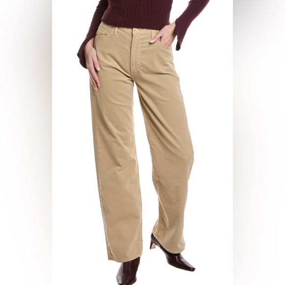 MOTHER Pants - NWT Mother The Dodger Sneak Slouchy Straight Leg Pants in Taos Taupe 30